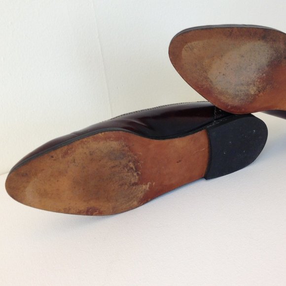 Paloma Flats Classic Wingtip Italian Leather 6M - Picture 15 of 15